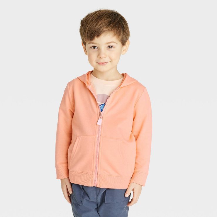 Toddler Boys' French Terry Zip-Up Hoodie - Cat & Jack™ | Target