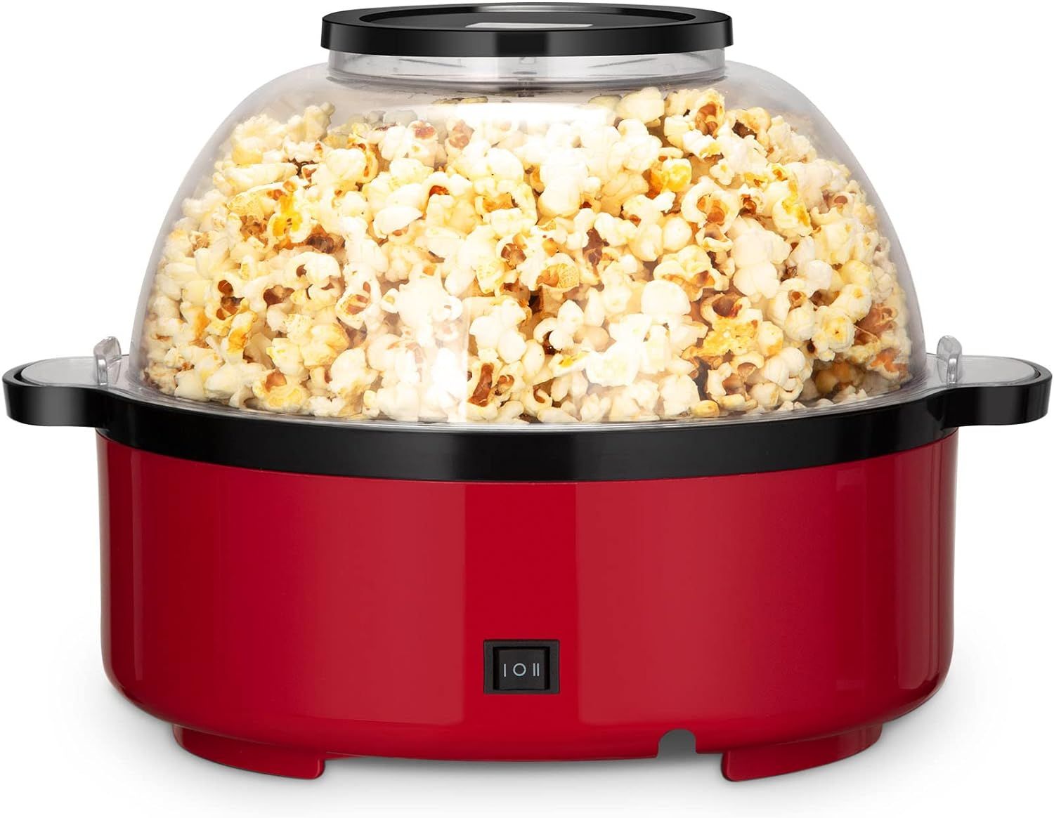 Electric Hot-oil Popcorn Popper Maker - Stir Crazy Popcorn Machine with Nonstick Plate & Stirring... | Amazon (US)
