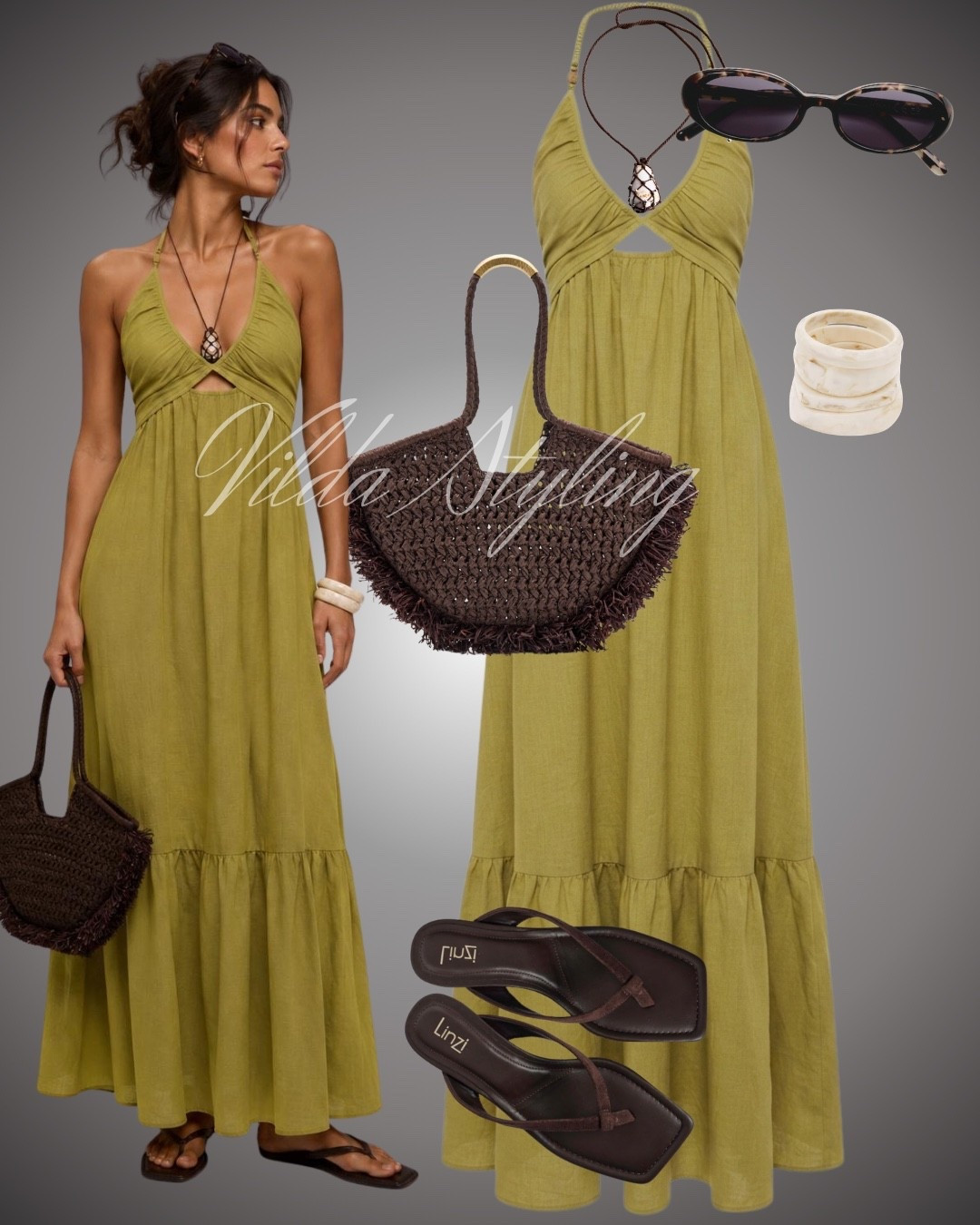 Olive green + chocolate brown = the effortless summer combo I’ll be wearing all season. 🤎💚

#LTKsummer #LTKdresses #LTKstyletip