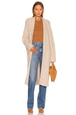 House of Harlow 1960 x REVOLVE Karlen Marled Long Cardigan in Marled Oat from Revolve.com | Revolve Clothing (Global)