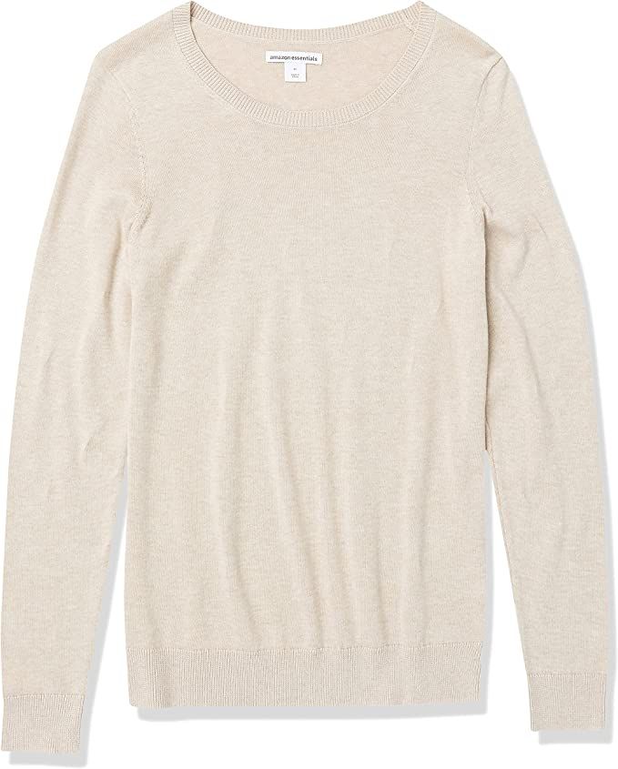 Amazon Essentials Women's Long-Sleeve Lightweight Crewneck Sweater (Available in Plus Size) | Amazon (US)