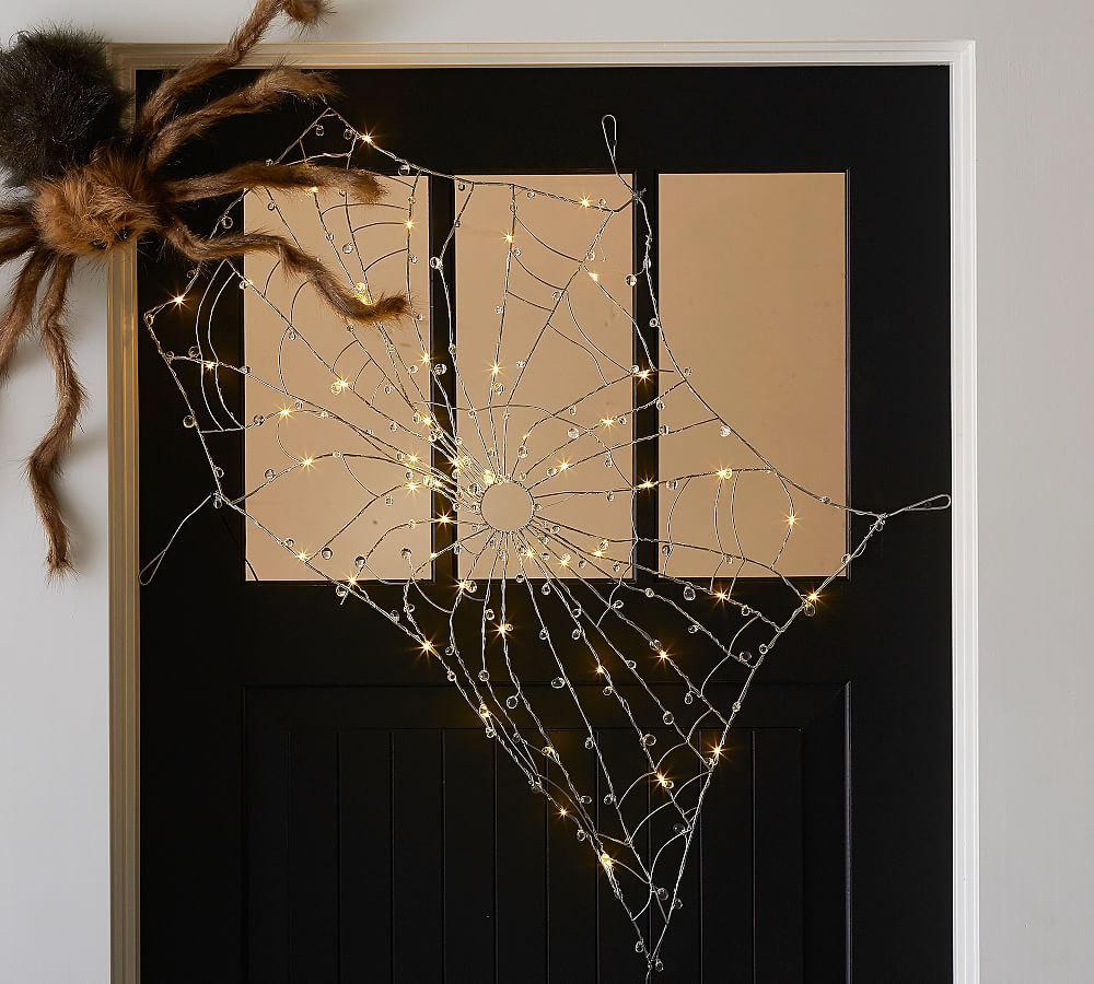 Light Up Crystal Spider Web | Pottery Barn (US)