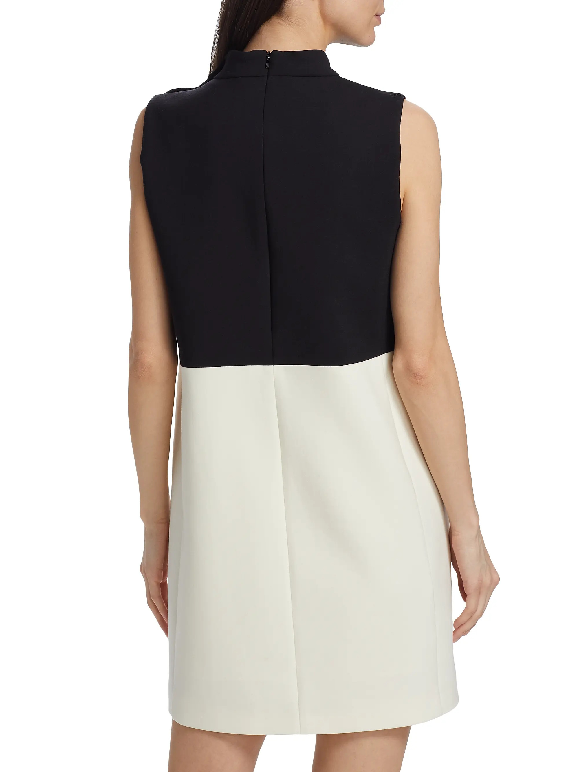 Fauno Wool Colorblocked Shift Minidress | Saks Fifth Avenue