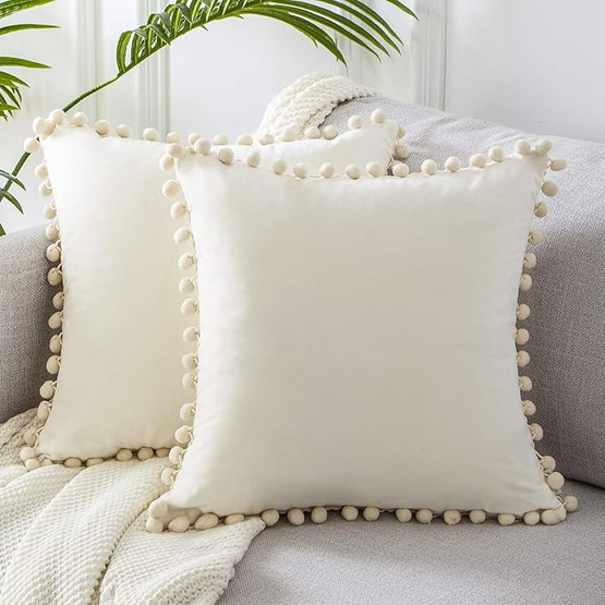 large throw pillows with tassels