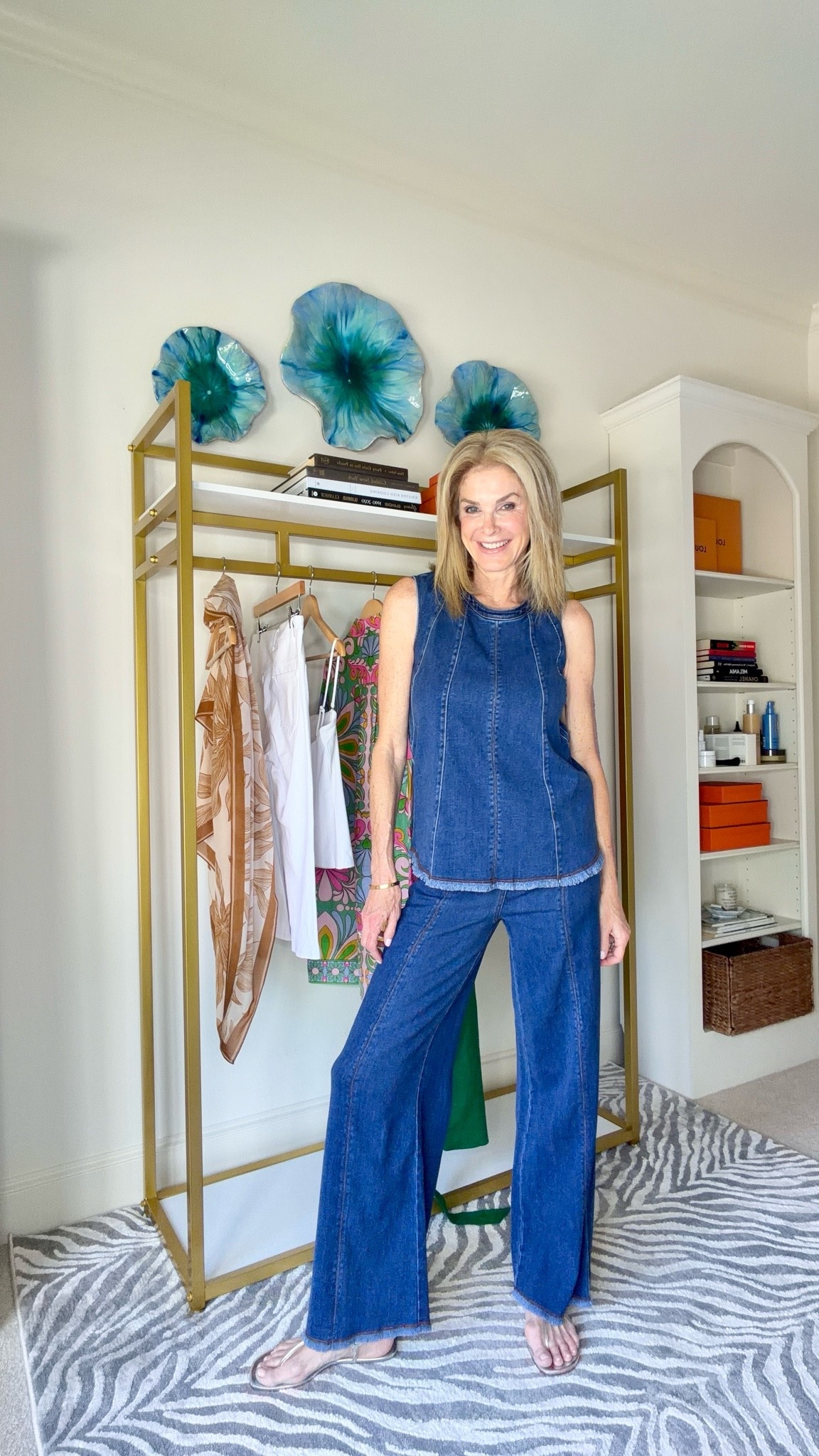 Chic denim set for summer! Fit TTS

#LTKootd #LTKSeasonal #LTKOver40