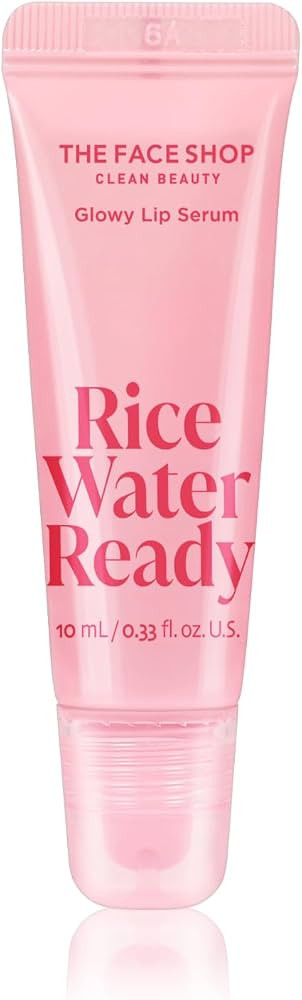THE FACE SHOP Rice Water Ready Glowy Lip Serum, Hydrating Lip Balm Smooths and Plumps, Korean Ski... | Amazon (US)