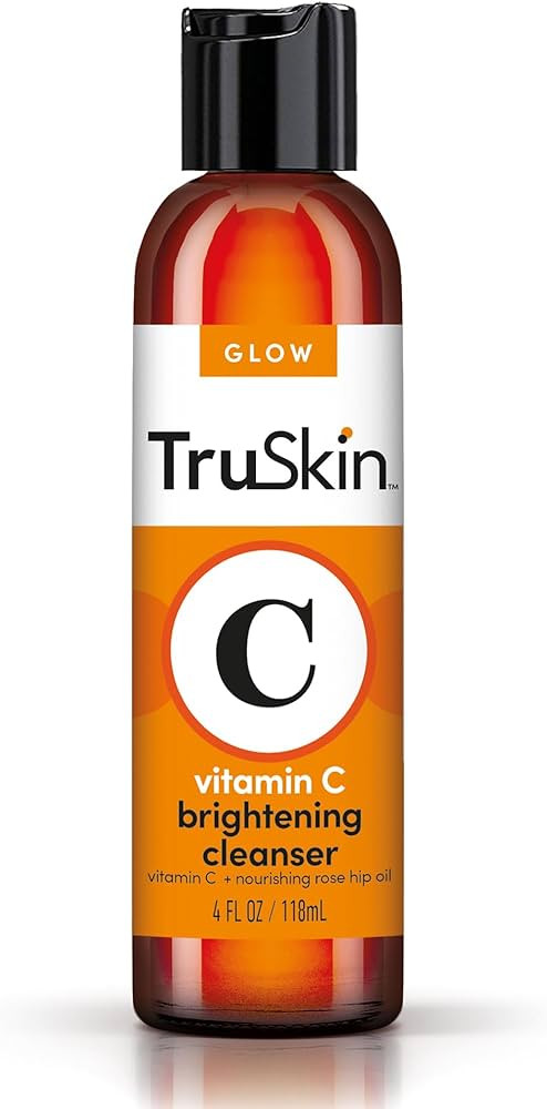 TruSkin Vitamin C Cleanser for Face - Brightening Face Wash with Vitamins C & E, Rosehip Oil, Alo... | Amazon (US)
