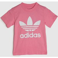 Adidas Trefoil T-shirt In Pink, Size: 3-6M | Schuh