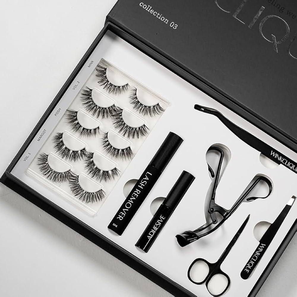 Starter Kit - Bold Glam - False Eyelash Complete Kit With Tools and 5 Lash Styles (Collection 03) | Amazon (US)