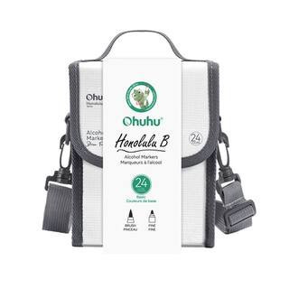 Ohuhu® Honolulu B Brush & Fine Dual Tip 24 Color Basic Marker Set | null | Michaels® | Michaels Stores