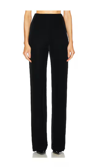 by Marianna Jovie Velvet Pant in Black | Revolve Clothing (Global)