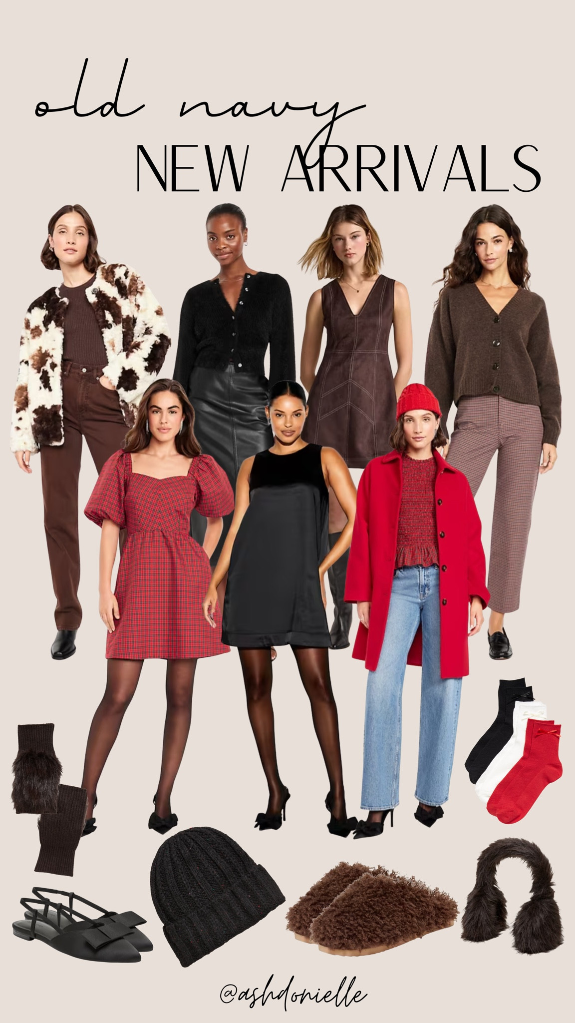 Old Navy New Arrivals

cozy knit sweaters
faux fur accents
layered neutrals
long wool coats
shearling boots
turtleneck basics
quilted puffer vests
thermal base layers
winter denim fits
plaid blanket scarves

#LTKHoliday #LTKSeasonal #LTKStyleTip