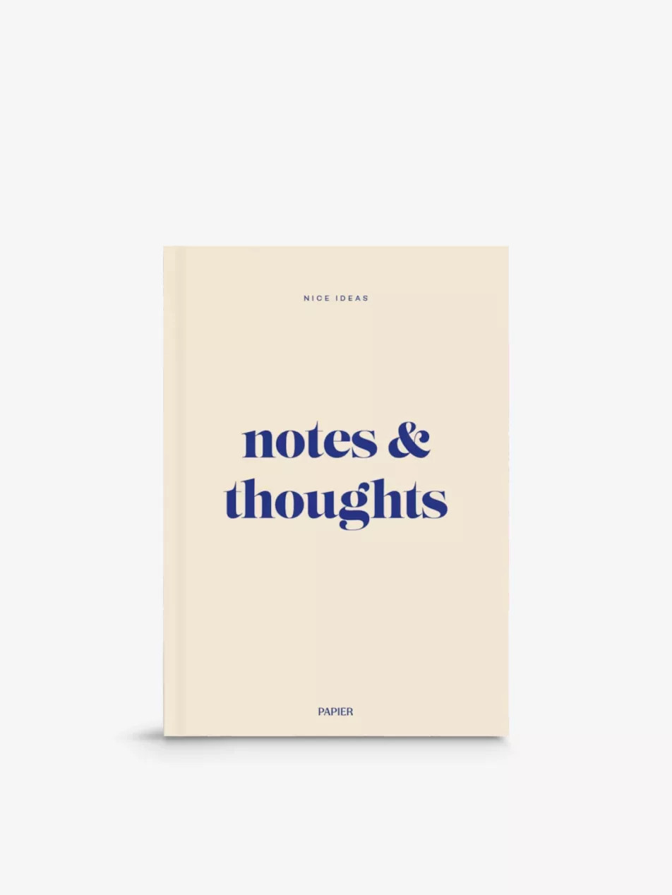 Joy 'notes and thoughts' lined notebook | Selfridges