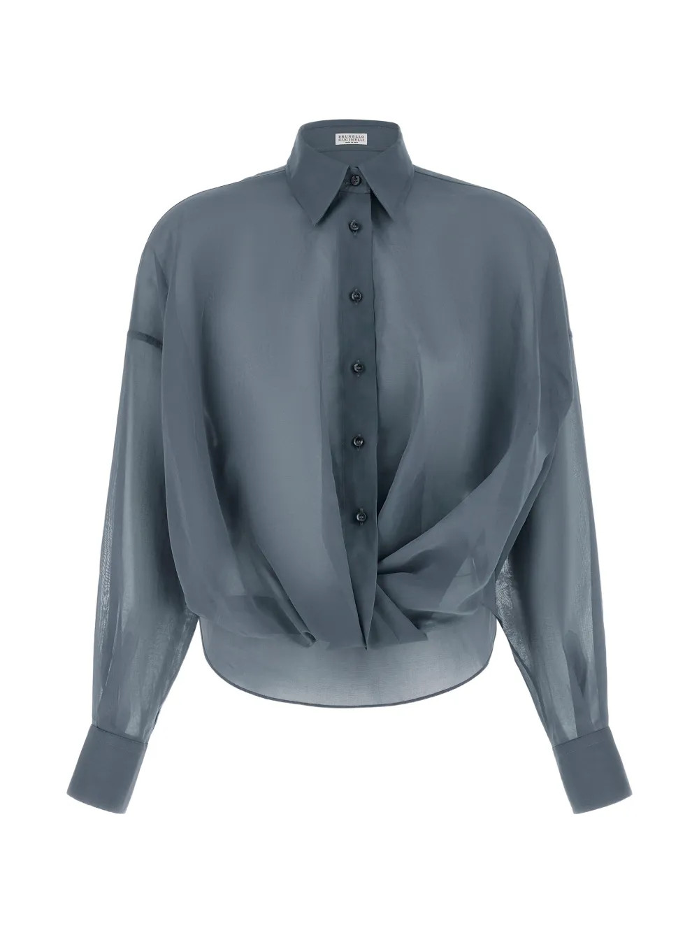 Brunello CucinelliTaft-Hemd mit Monili | Farfetch Global