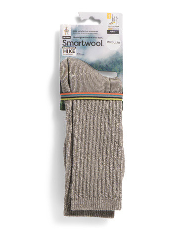 Made In Usa Merino Wool Blend Classic Light Cushion Hike Crew Socks | TJ Maxx