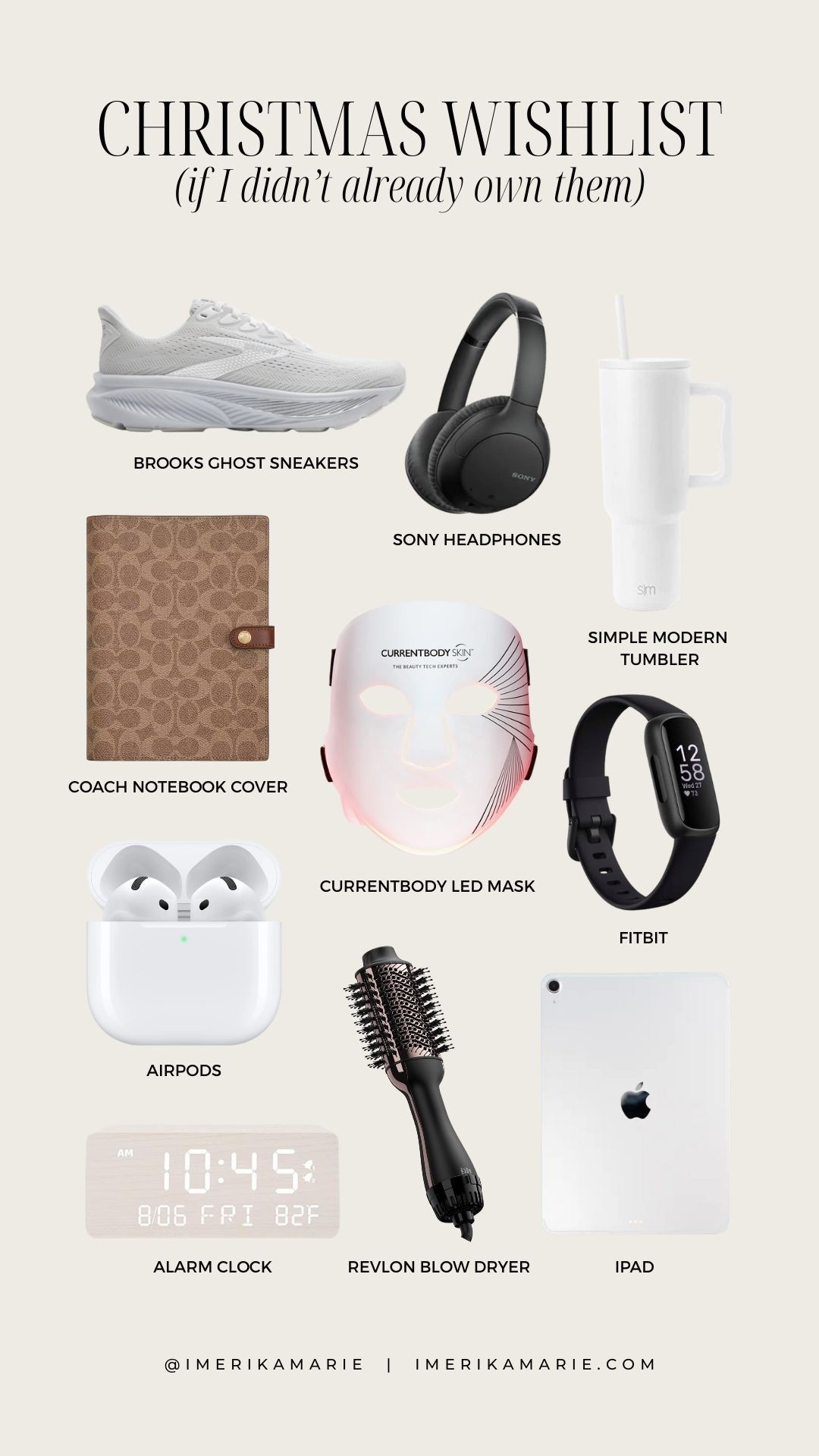 Things I would ask for Christmas if I didn’t already own them 🌲 

RED LIGHT MASK: USE CODE “ERIKALED” FOR 20% OFF FOR A LIMITED TIME!

brooks sneakers, red light therapy mask, airpods, gift ideas, christmas wishlist, christmas gifts, red light mask

#LTKHoliday #LTKFindsUnder100 #LTKGiftGuide