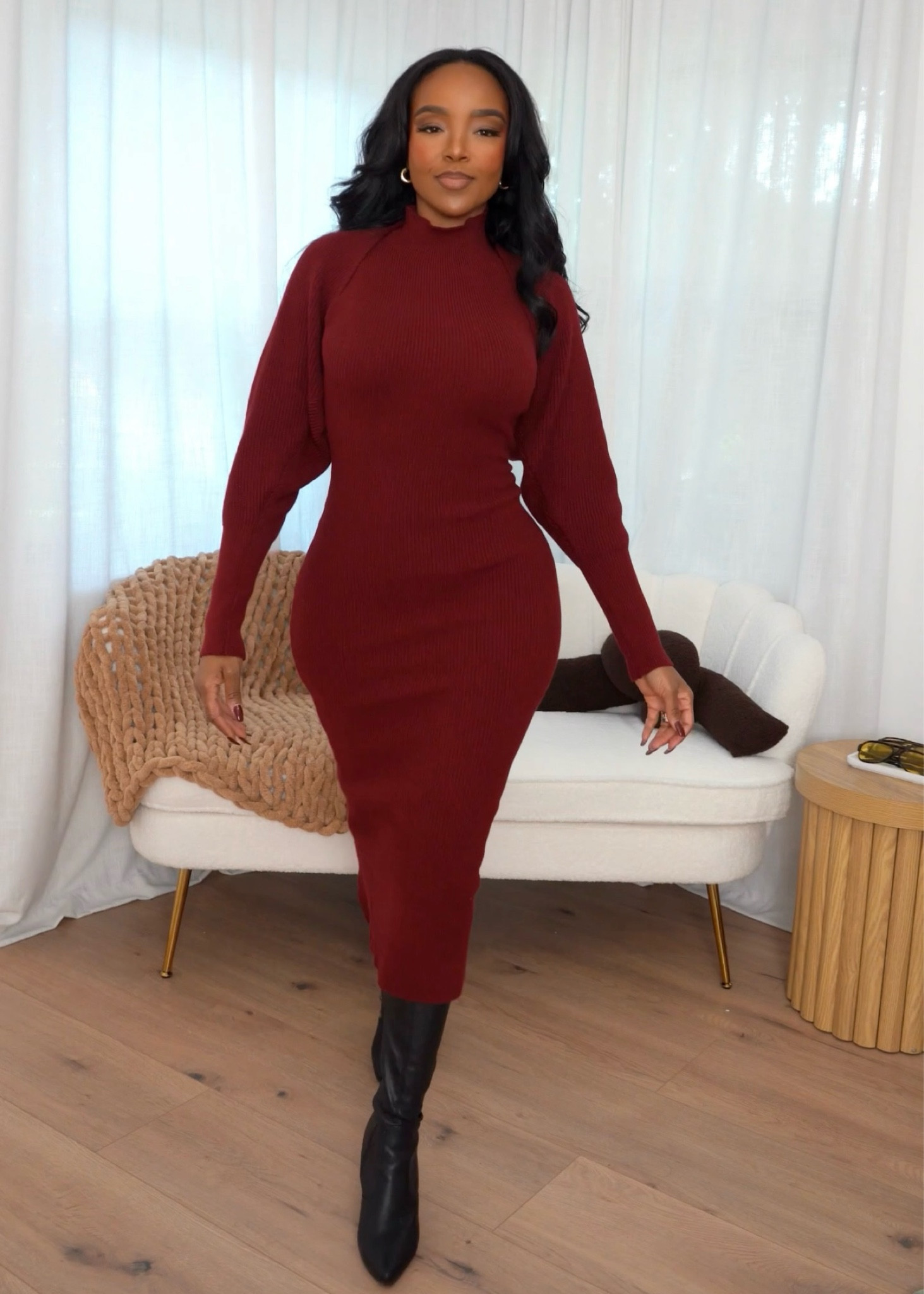 Valentines Day look 👀 
I also have this dress in baby pink either one is a vibe for Valentine’s Day 

|•Size small I’m 5’4 | 140lbs | 36D -27 -40  IG & YT: kirasfashionfinds TT: kiraabboud•|

#LTKStyleTip #LTKShoeCrush