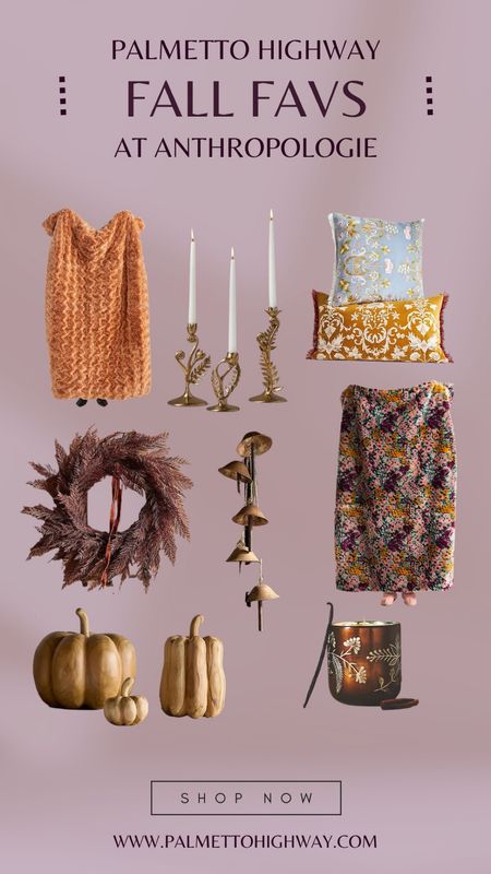 Anthropologie Fall Decor | Autumn Decor Inspo | Cozy Season Inspo | Anthro Fall Finds | Warm Fall Decor | Floral Elegance | Faux Fur | Gold Taper Candle Holder | Whimsical Fall | Neutral Fall | Autumn Decor | Forest Decor

Fall is finally here and I can't wait to start decorating! Anthropologie always has some of the best home decor but their fall decor is so cute! From cozy faux fur throws to cute mushroom bells, Anthropologie has some amazing Autumn decor inspo!

#LTKhome #LTKSeasonal #LTKHoliday