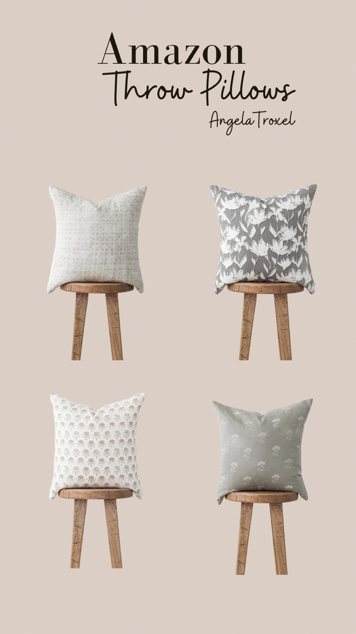 Amazon throw pillows. Neutral, moody, home decor, decorating, bedroom, living room. Woven nook. 

#LTKhome #LTKunder100 #LTKFind