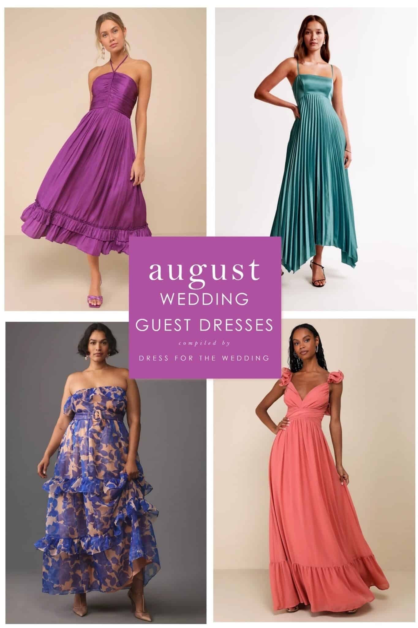 Wedding guest dresses for an August wedding.
Semi formal, formal and casual wedding guests dresses for late summer weddings.

#LTKgrwm #LTKootd #LTKWedding