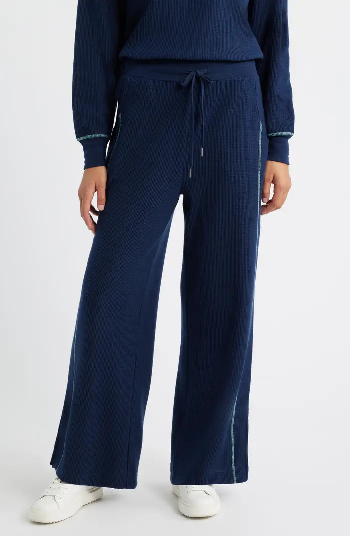 Contrast Stitch Waffle Knit Lounge Pants | Nordstrom