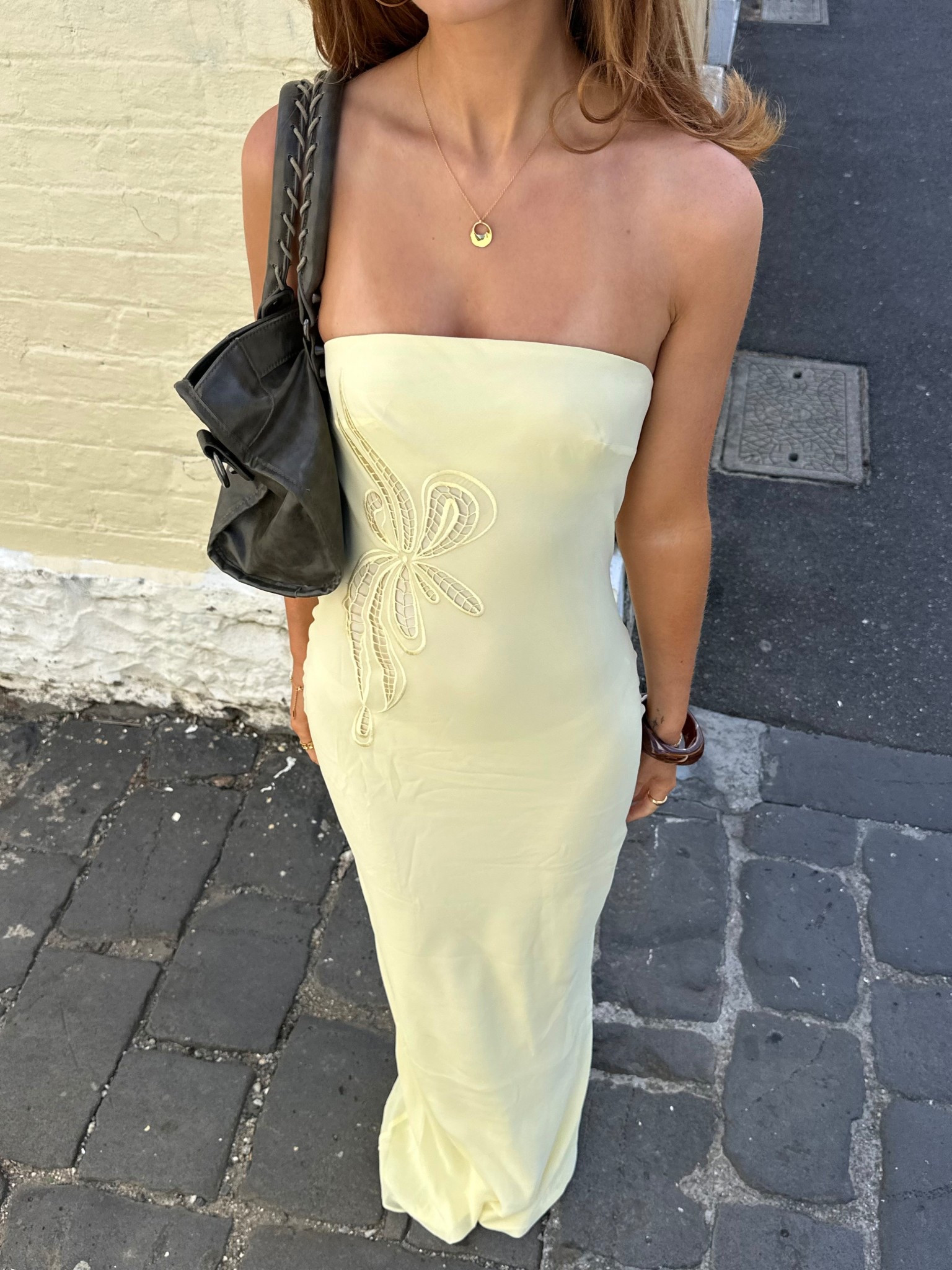 Venroy Strapless Silk Embroidered Maxi Dress in Pastel Yellow, summer formal dress, Pinterest fashion, wardrobe essentials, elegant style

#LTKwedding #LTKdatenight #LTKaustralia