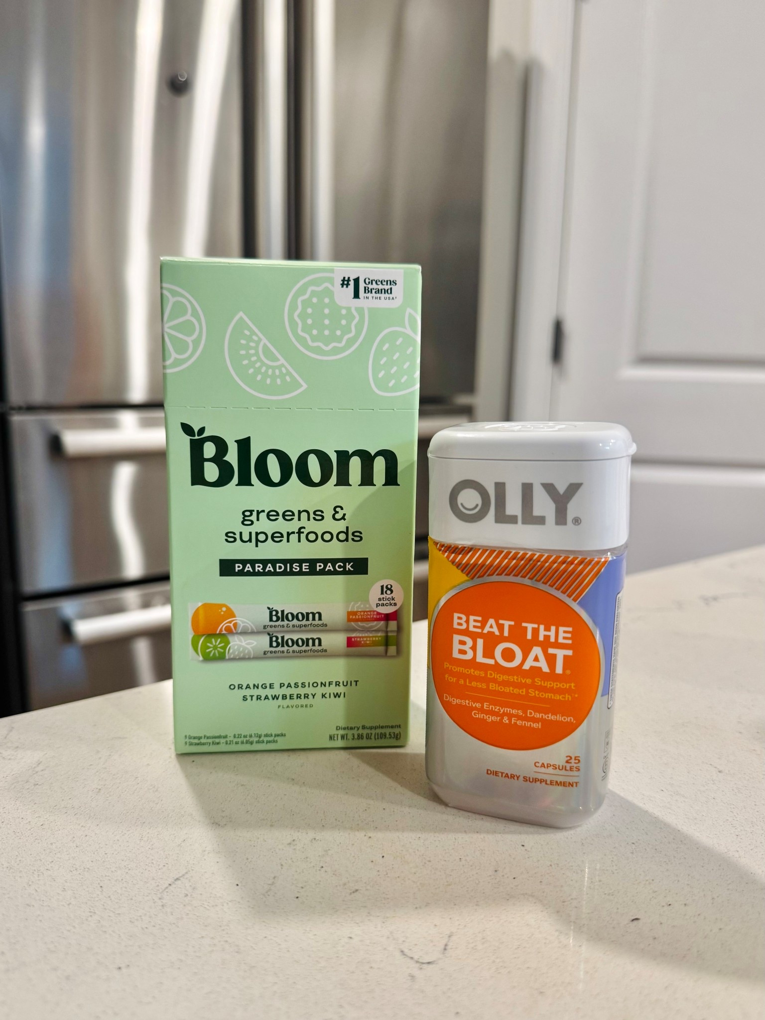 I swear by these Bloom greens! Been using these for years and it makes such a difference with how I feel. And the OLLY beat the bloat, was a game changer. If you buy two things for your health- get these! Affordable and they’ve actually work for me. 👏🏻👏🏻👏🏻