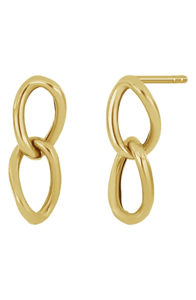 Bony Levy 14K Gold Double Link Drop Earrings | Nordstrom | Nordstrom