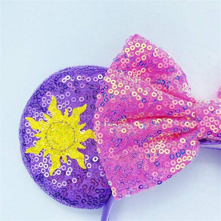 Cute Creative Sunflower With Big Ears Hair Accessory, Castle Amusement Park Style For Girls, Cand... | SHEIN