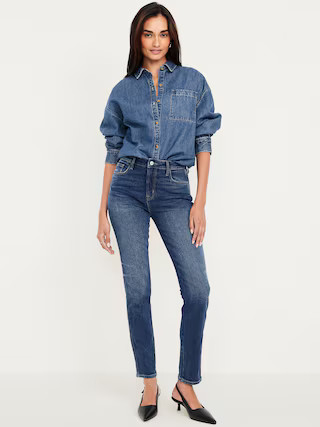 High-Waisted Vintage Slim Jeans | Old Navy (US)