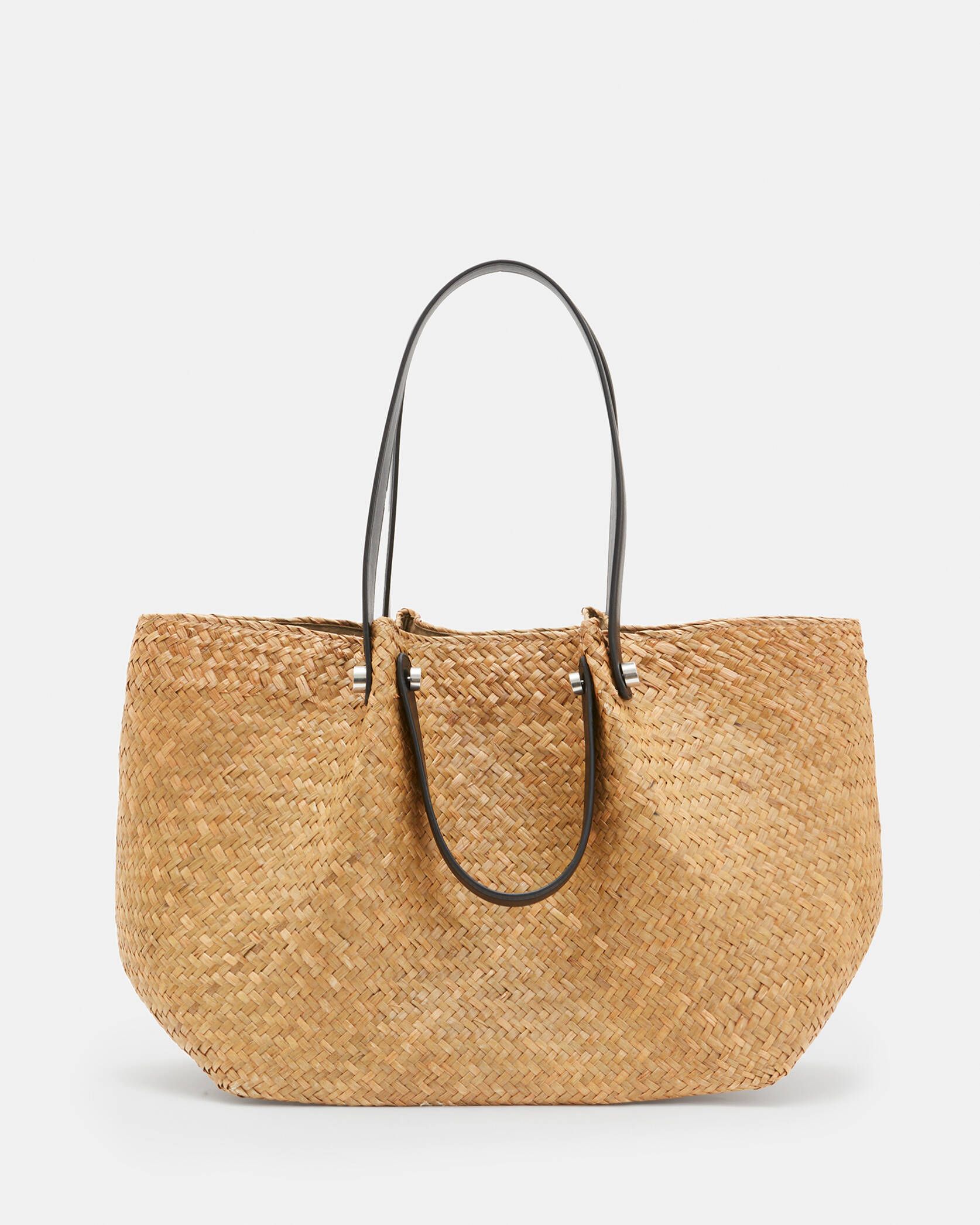 Allington Straw Tote Bag Natural | ALLSAINTS | AllSaints UK