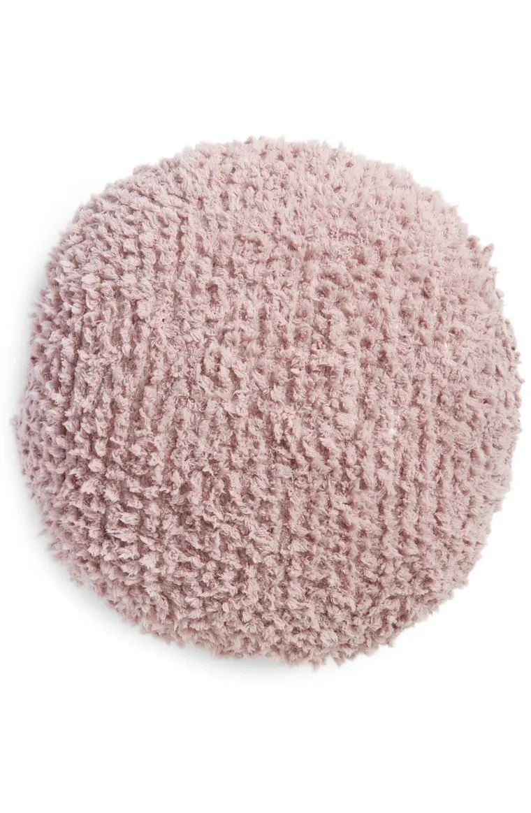 CozyChic™ Loop Fringe Round Accent Pillow | Nordstrom