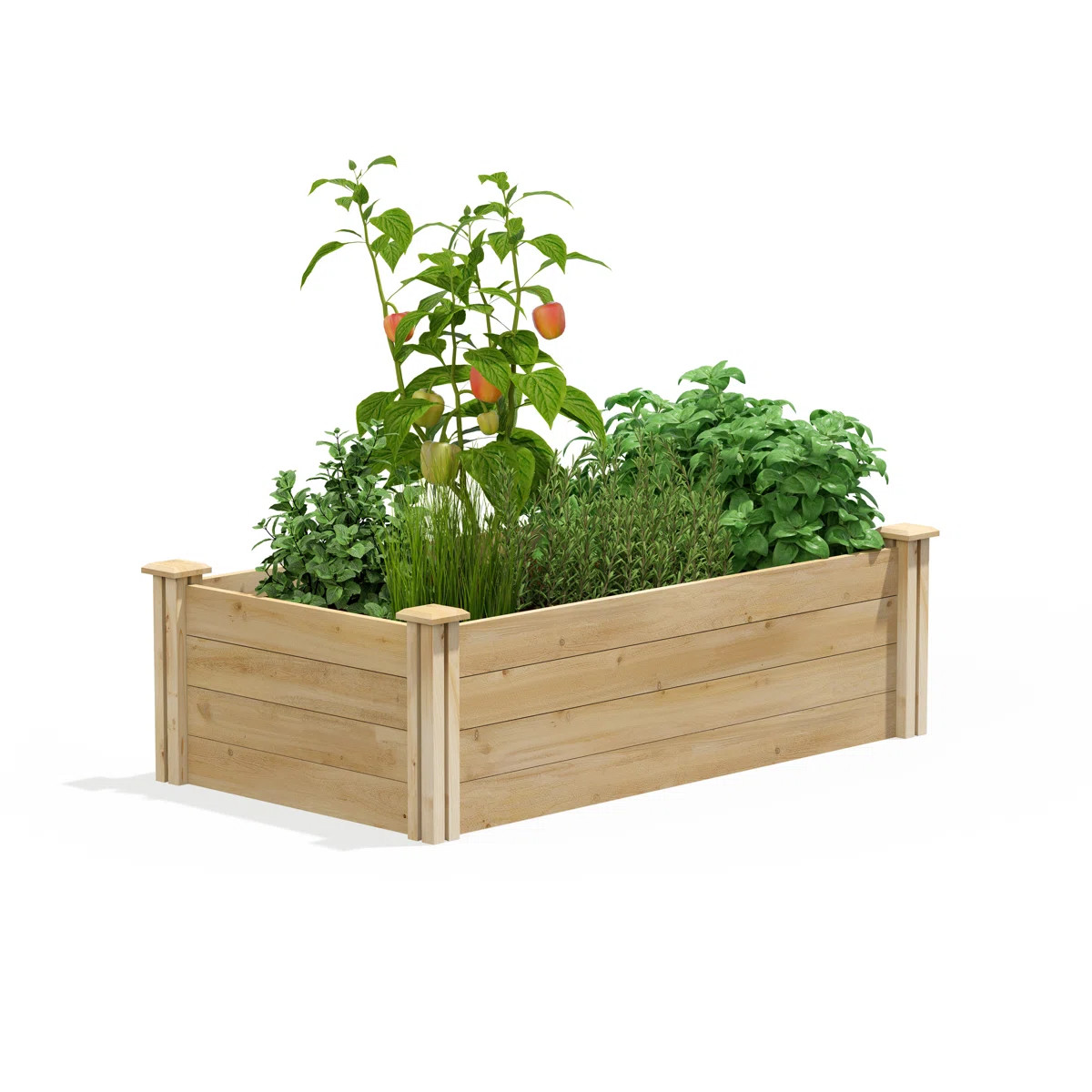 Original Cedar Raised Garden Bed | Wayfair North America