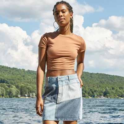 Women's Short Sleeve Cropped T-Shirt - Wild Fable™ (Regular & Plus) | Target