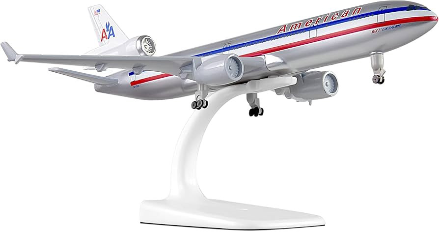 Amazon.com: Busyflies 1:300 Scale MD-11-American Airplane Models Alloy Diecast Airplane Model : A... | Amazon (US)