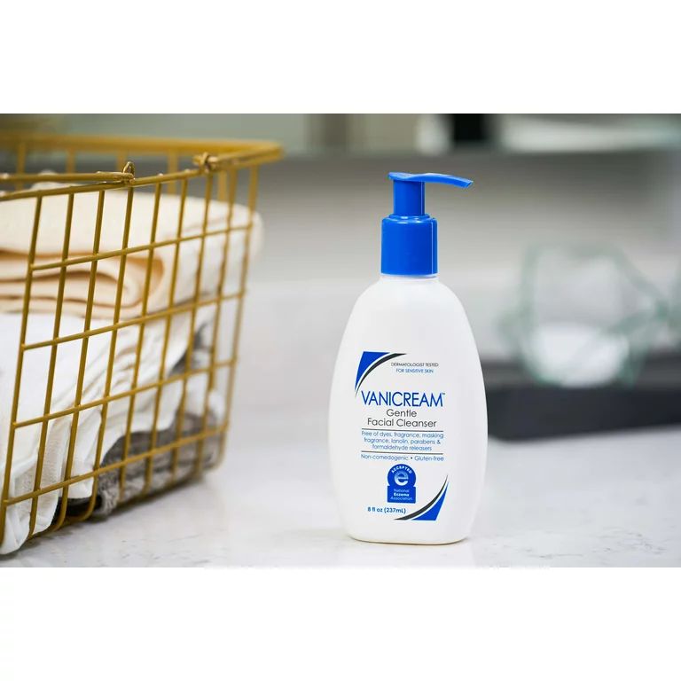 Gentle Facial Cleanser, For Sensitive Skin, Fragrance Free, 8 fl oz (237 ml), Vanicream | Walmart (US)