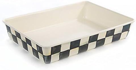 MACKENZIE-CHILDS Courtly Check Enamel Baking Pan, Baking Pan for Oven, 13" x 9" | Amazon (US)