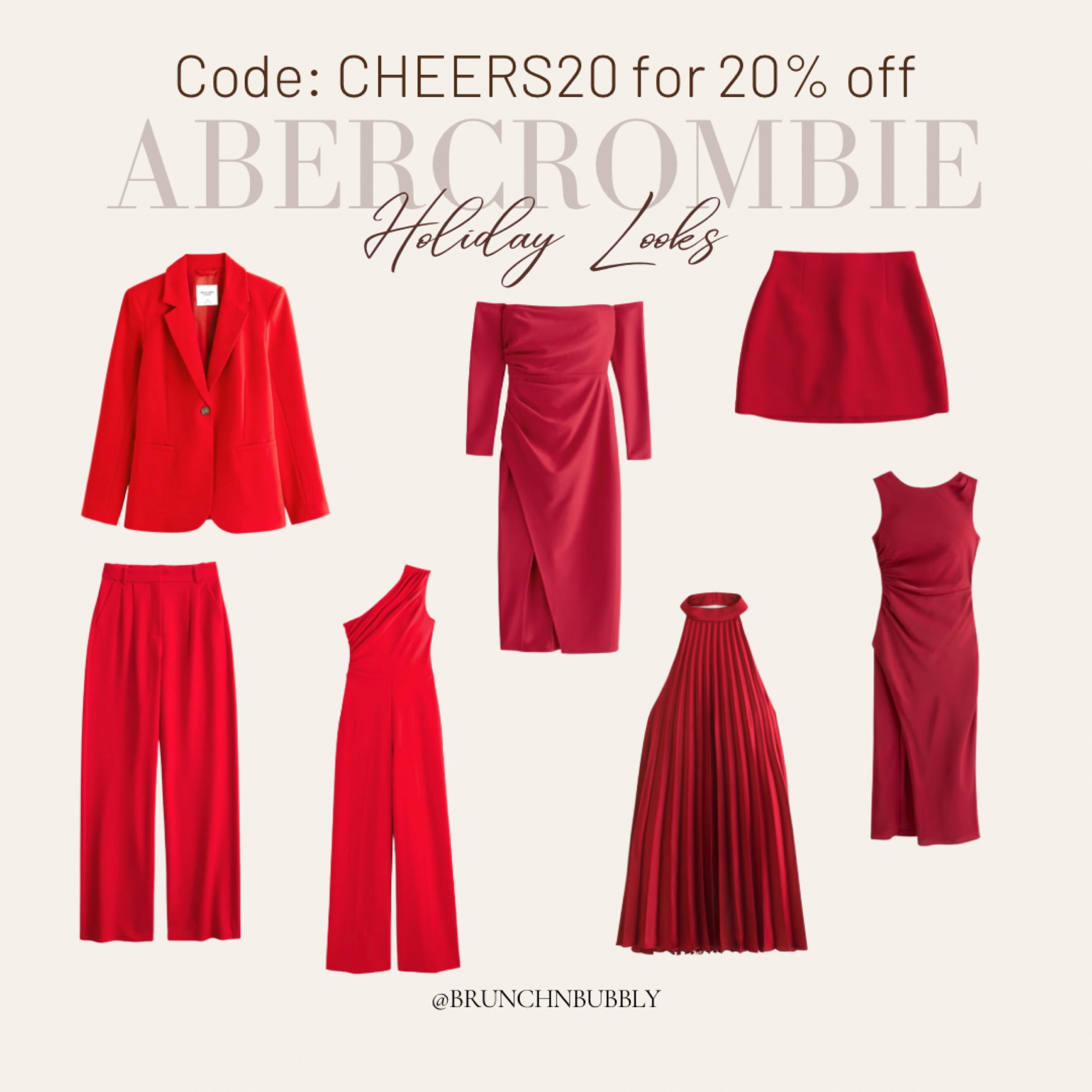 New holiday looks in red from abercrombie and currently on sale for 20% off with code CHEER20

#LTKSeasonal #LTKHolidaySale #LTKHoliday