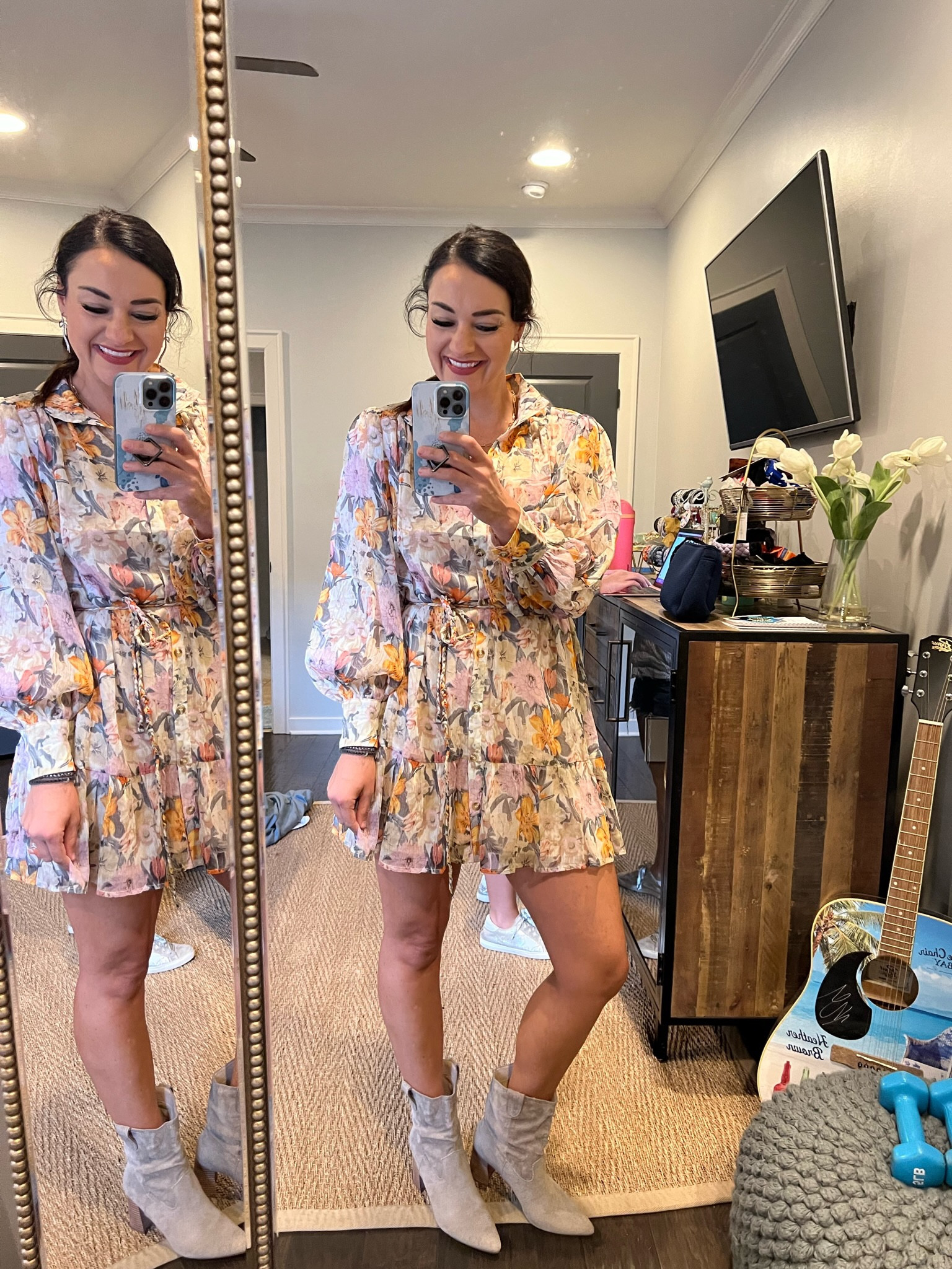 Fall outfits // Red Dress Boutique // The perfect fall dress 🍁🧡 Absolutely love how cute this is! Wearing a small, fits true to size! 

#LTKCon #LTKSeasonal #LTKstyletip