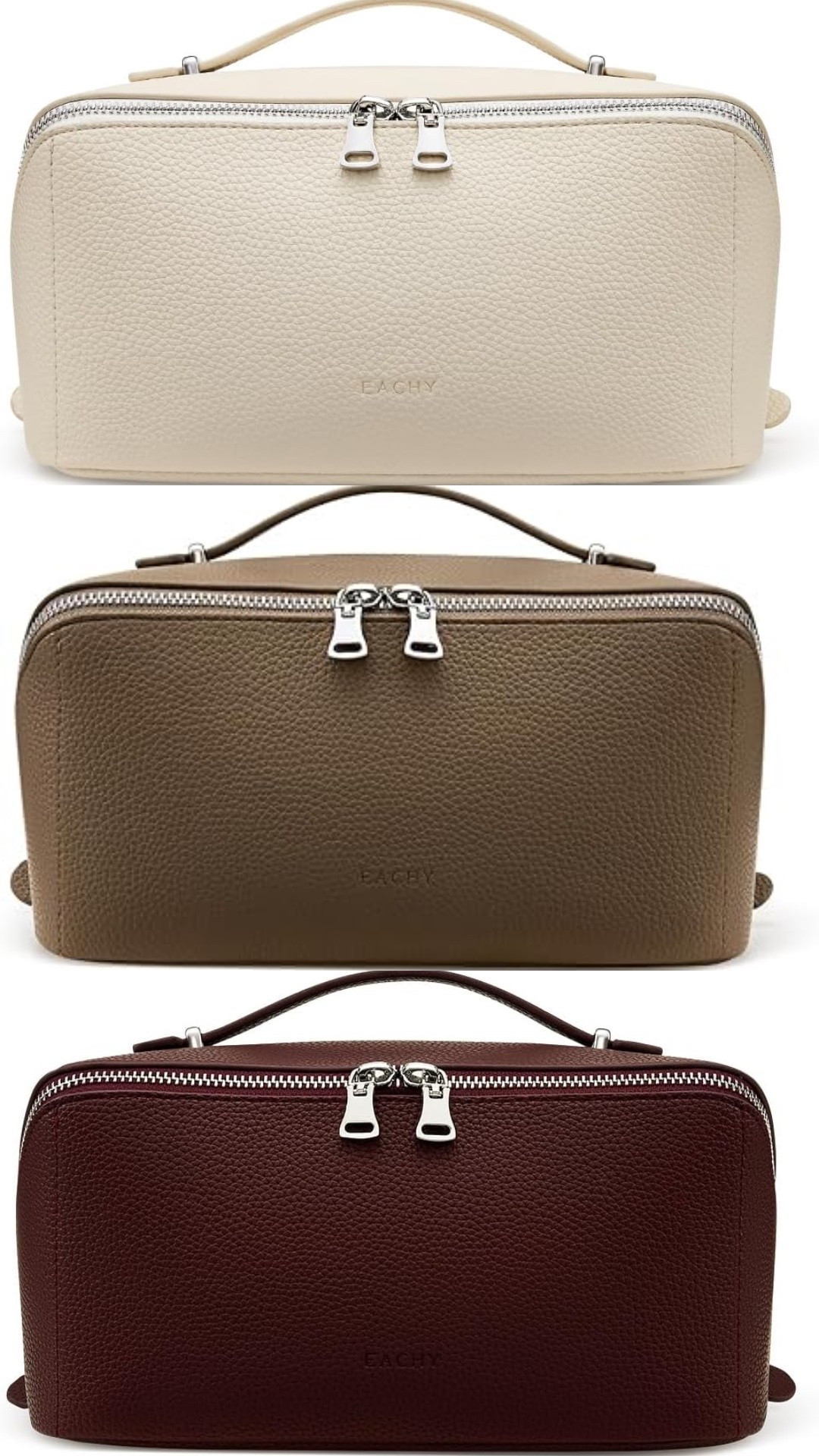 The makeup bag I recommend over and over. It fits way more than you’d expect, keeps everything organized, and is sleek enough to leave out on your counter. Functional, fashionable, and comes in so many gorgeous shades—all on sale for Prime Week.

#LTKBeauty #LTKSaleAlert #LTKselfcare
