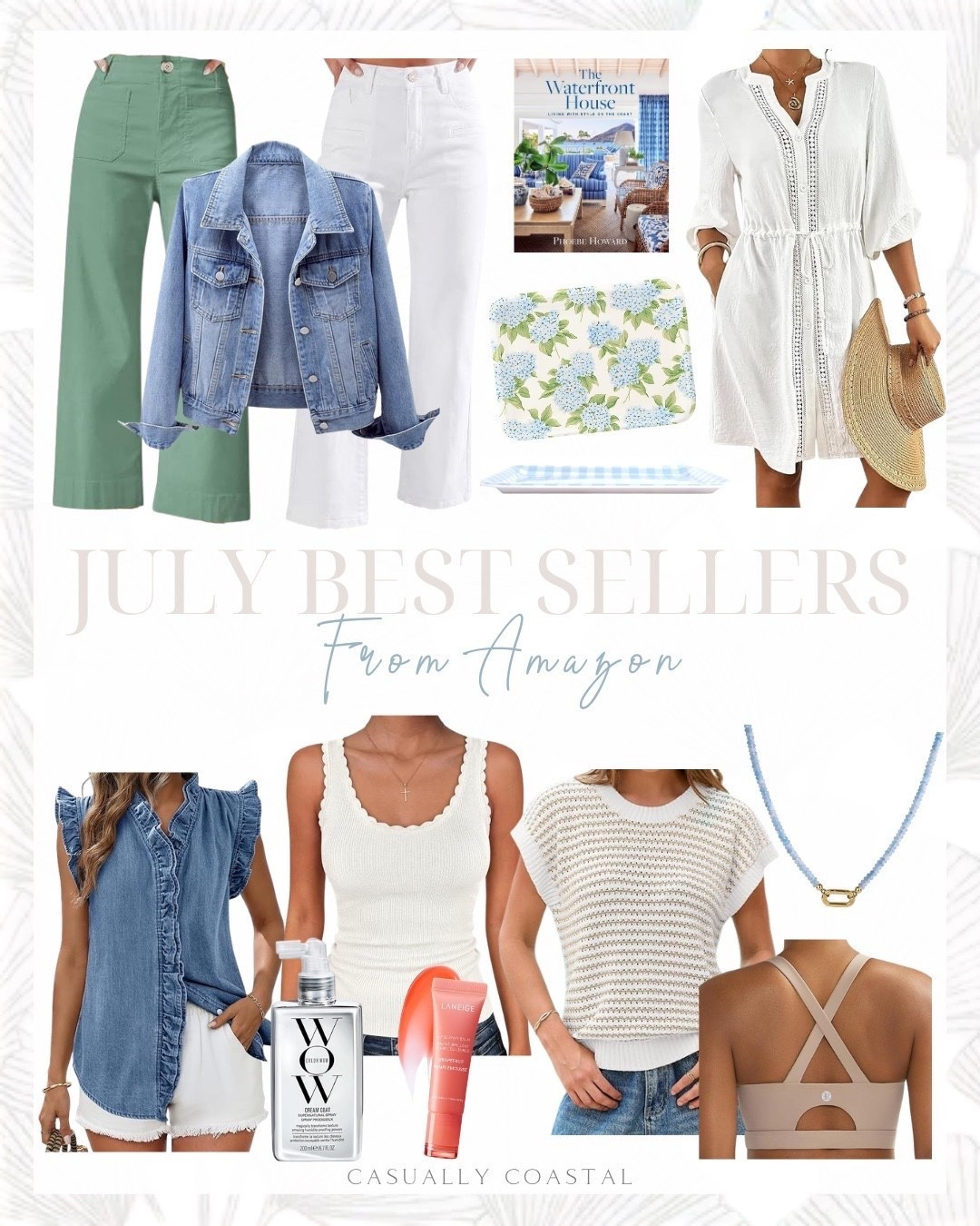 July Best Sellers From Amazon 

Amazon tank top, Amazon jeans, Amazon denim jacket, Amazon sports bra, Amazon denim top, Amazon necklace, amazon book, amazon white jeans, coastal style, amazon swimsuit coverup, white coverup dress, green cropped jeans, ruffle sleeve denim vest, striped cap sleeve sweater, short sleeve sweater, scoop neck tank top, white tank top, distressed jean jacket, high support sports bra, color wow dream coat, white straight leg jeans, The Waterfront House, coastal book, hydrangea flower serving tray, coastal serving tray, laneige lip glowy balm, blue beaded necklace

#LTKHome #LTKSeasonal