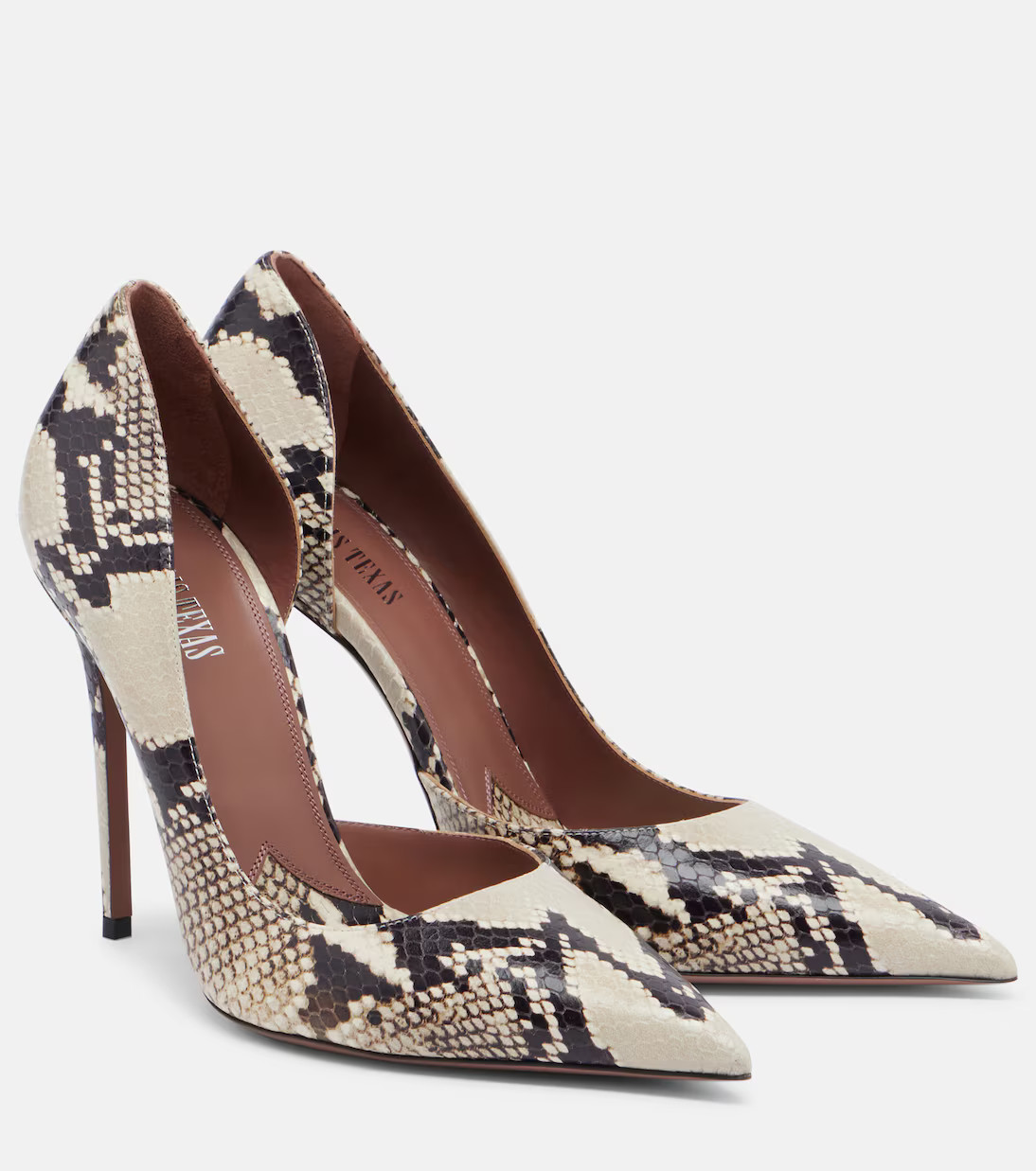 Vera snake-effect leather pumps | Mytheresa (US/CA)