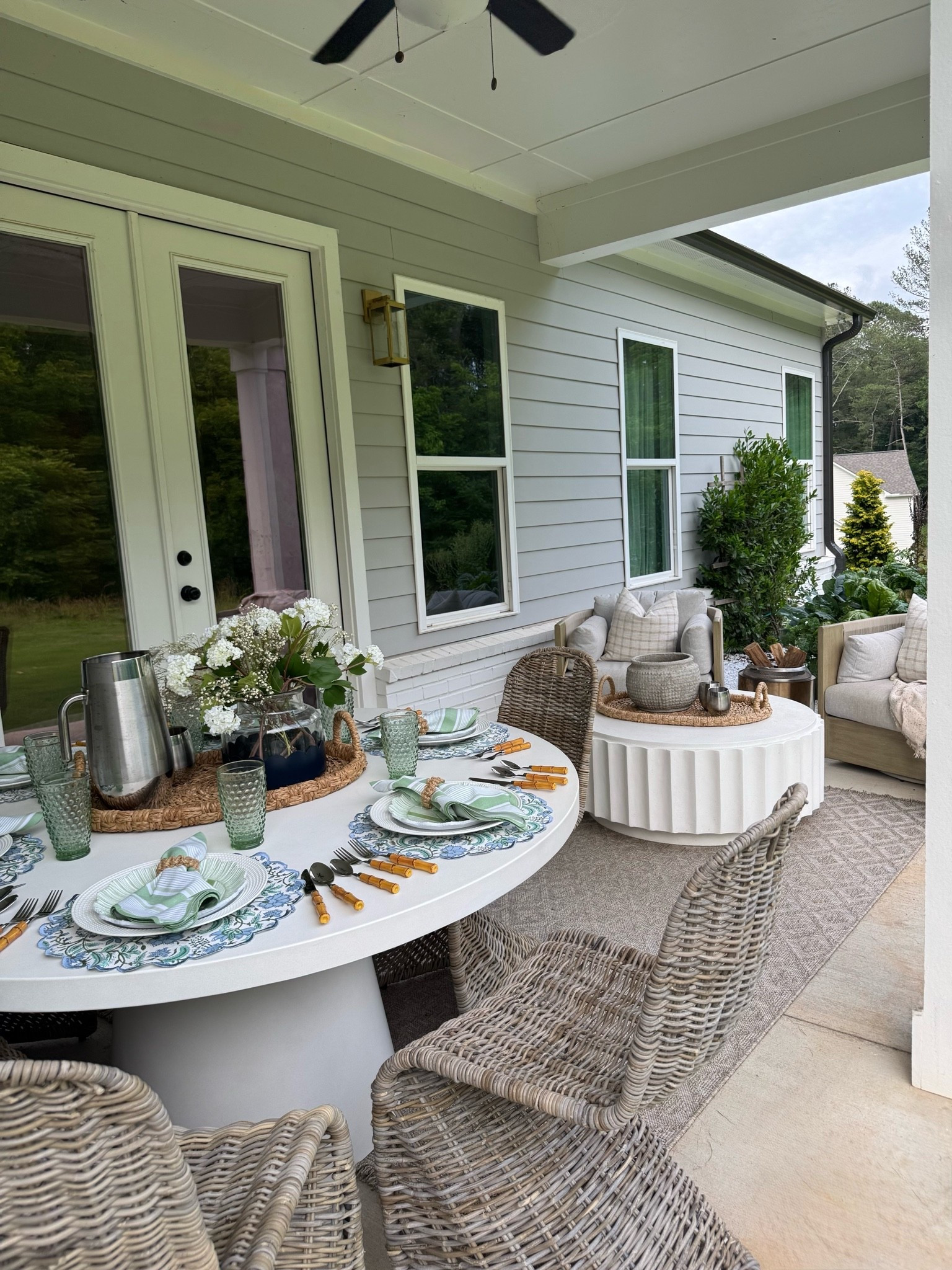 #ad Let’s transform our patio with @Wayfair! ☀️This has quickly become one of our favorite hang out spots. It’s the perfect place to enjoy a morning coffee or host a dinner party! Shop all of my outdoor favorites below! 

#WayfairPartner #wayfair #outdoor #wishyouwerehere