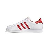adidas Originals Men's Superstar Sneaker, White/Vivid Red/White, 11.5 | Amazon (US)