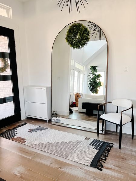 Colca wool runner rug that we’ve had for a couple years and absolutely love! The colors are beautiful and keeps our entryway cohesive. We have dimensions 2.5’ x 7’ and it’s perfect. So soft under foot! 

#LTKHome #LTKStyleTip