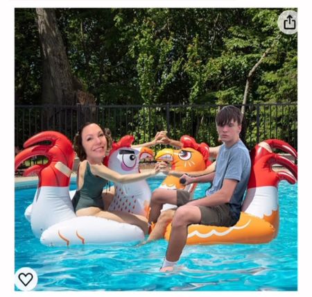 Chicken fight floaties from Amazon! 
guaranteed fun in the pool this summer with these floaties! 

#LTKFindsUnder100 #LTKFindsUnder50 #LTKHome