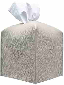 Carrotez Tissue Box Cover, [Refined] Modern PU Leather Square Tissue Box Holder - Decorative Hold... | Amazon (US)