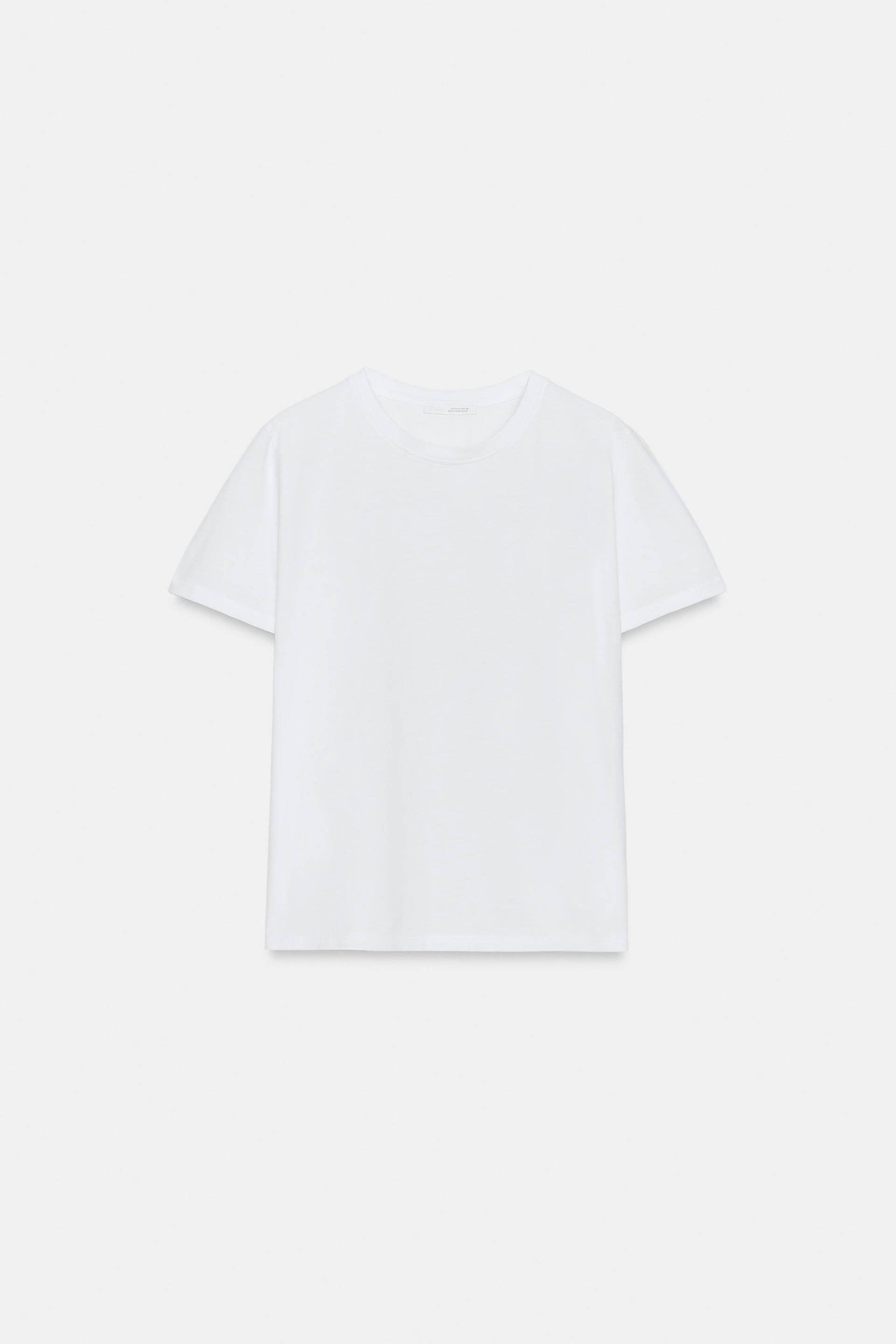 Zara - Rustic Cotton T-Shirt - Women - Pink - Women | Zara US