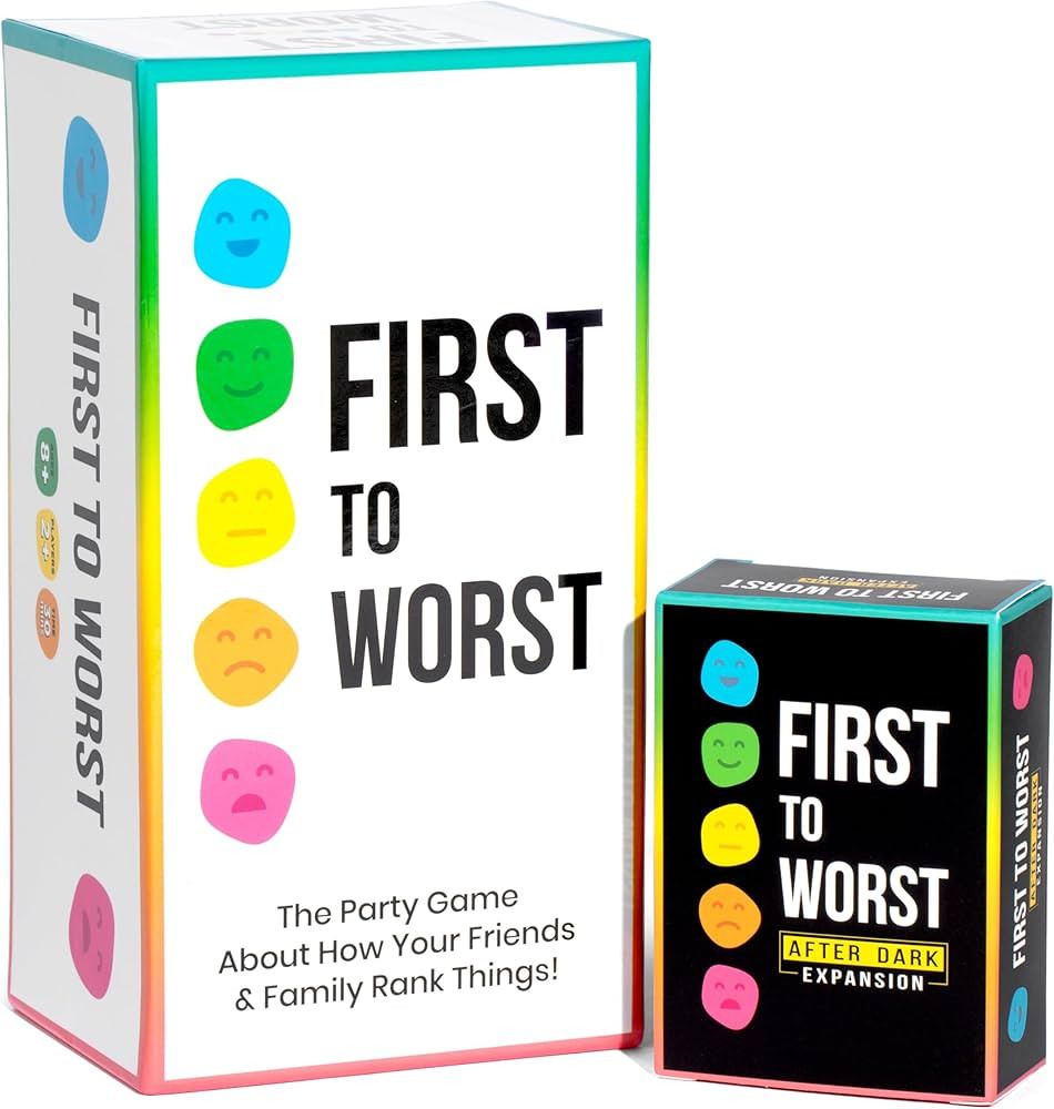 FIRST TO WORST Party Game + After Dark Expansion Set - The Card Game About How Your Friends & Fam... | Amazon (CA)