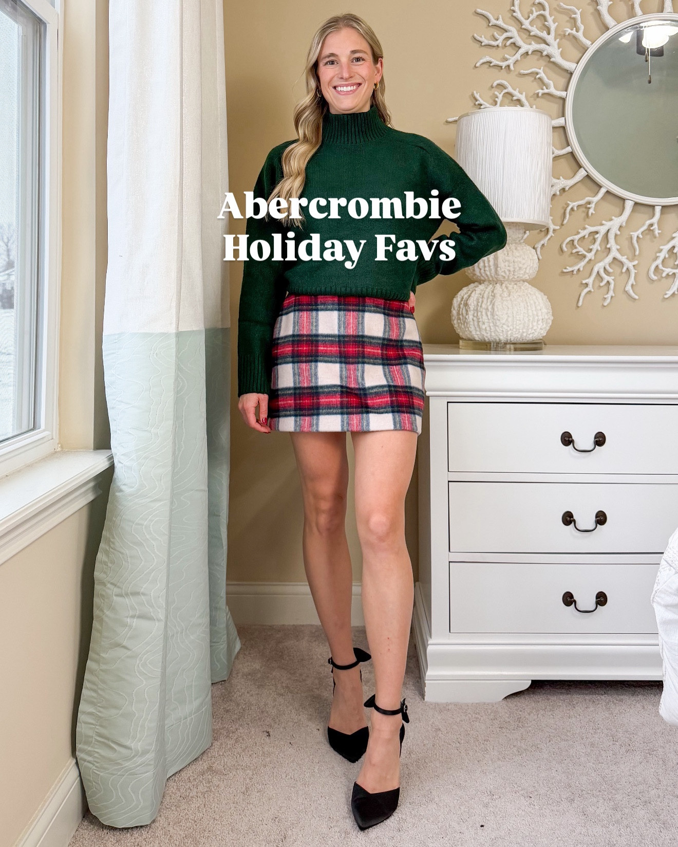 ✨Abercrombie holiday favorites of the season!!✨ Everything is 20% off in the app! Wearing XS in everything + heels are a 7 (size up 1/2). ❤️This edit has all the festive vibes — plaid shorts, sequin skort, forest green sweater, and the prettiest red sequin dress. Perfect for any holiday event, from parties to photos to cozy nights out. 🎄❤️✨❤️❤️❤️❤️❤️❤️❤️❤️❤️❤️❤️❤️
Abercrombie holiday outfit. Abercrombie sale. Holiday outfit ideas. Christmas outfit inspo. Holiday party outfit. Sequin skirt outfit. Plaid outfit holiday. Forest green sweater outfit. Red sequin dress. Xmas outfit ideas. Winter outfit inspo. Holiday style. Abercrombie try on. Festive outfits. Holiday fashion. Holiday party outfits. Holiday outfits. Christmas party outfits. Christmas day outfits. Nye outfits. New Year’s Eve outfits. Christmas dress. Christmas party dress. Nye dress. New Year’s Eve dress. 

#LTKFindsUnder50 #LTKHoliday #LTKSaleAlert